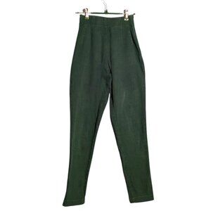 Vintage '90s Dress Barn side zipper stretch pants. Brushed cotton